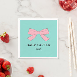 Servilleta De Papel BABY Reveal Sprinkle Shower Personalizado