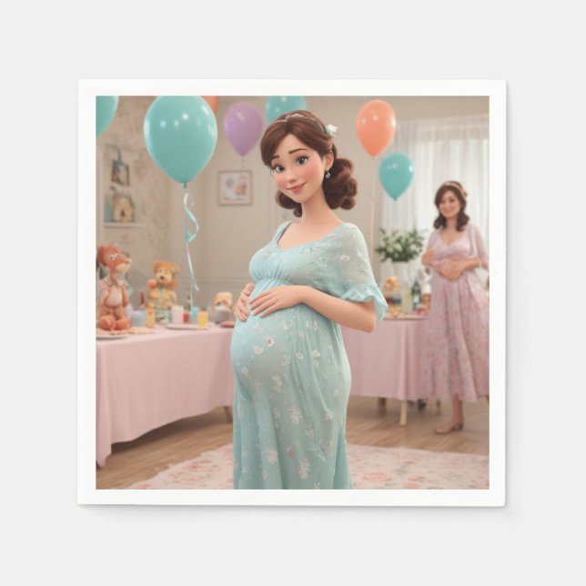 Servilleta De Papel Baby Shower (Anverso)