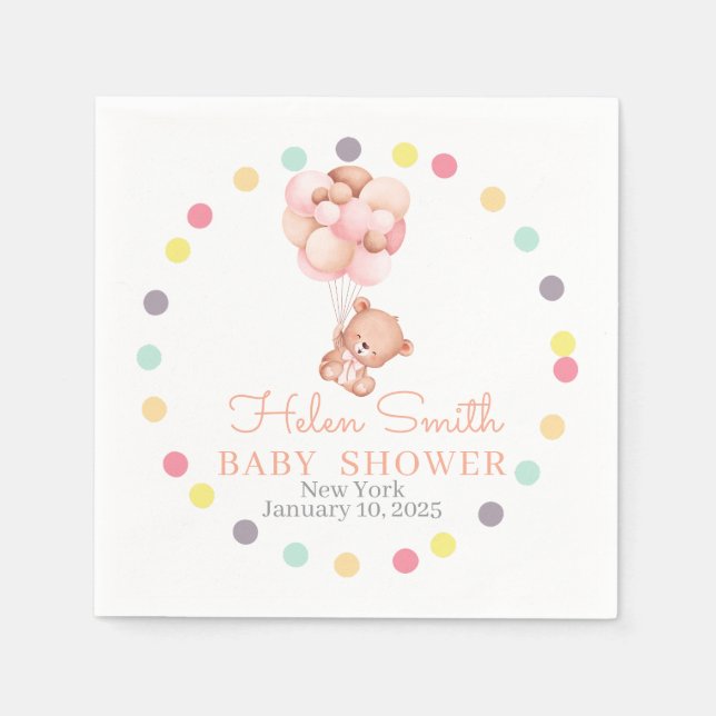 SERVILLETA DE PAPEL BABY SHOWER (Anverso)