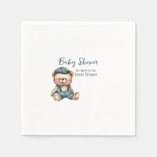 Servilleta De Papel Baby Shower acogedor y encantador