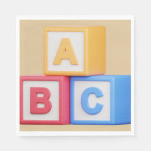 Baby Shower - Alphabet Blocks Luncheon