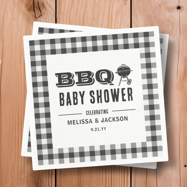 Servilleta De Papel Baby Shower BBQ Backyard (Subido por el creador)
