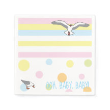 Baby Shower Beach Ball Napkins