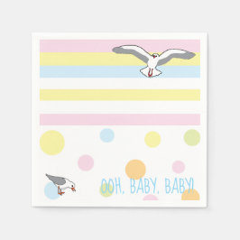 Servilleta De Papel Baby Shower Beach Ball Napkins