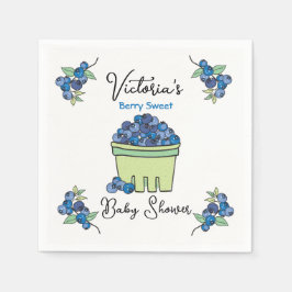 Servilleta De Papel Baby Shower Berry Sweet Fruit Basket
