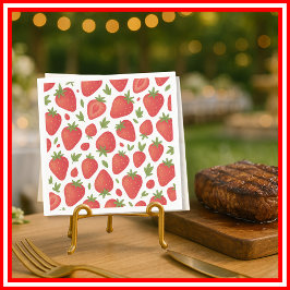 Servilleta De Papel Baby Shower Berry Sweet Strawberry