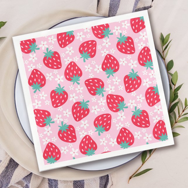 Servilleta De Papel Baby Shower Berry Sweet Strawberry (Subido por el creador)