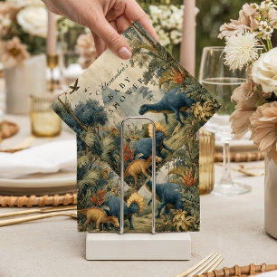 Servilleta De Papel Baby Shower Boho Dino