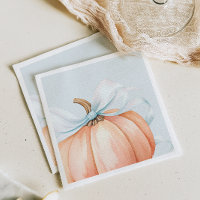Baby Shower Bow azul de calabaza de agua