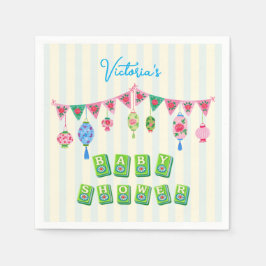 Servilleta De Papel Baby Shower Caprichoso de Mahjong