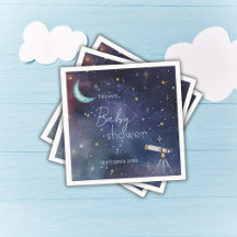 Baby Shower Celestial Sky Moon & Stars