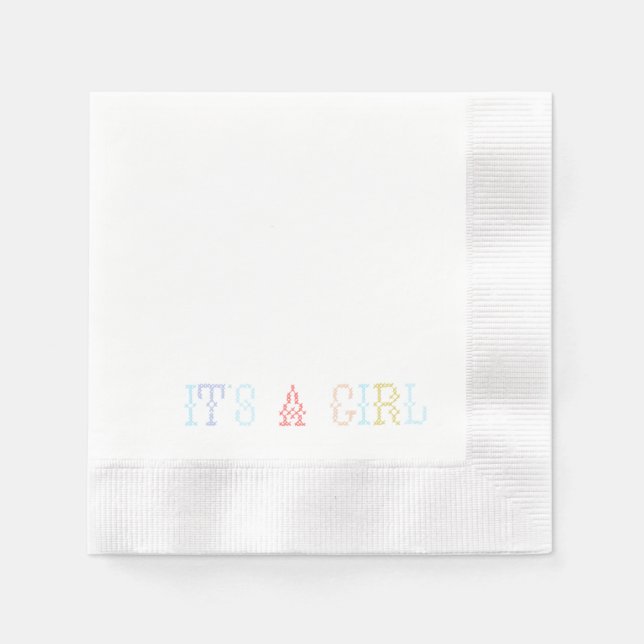 Servilleta De Papel Baby Shower Cocktail Napkins (Anverso)