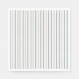 Servilleta De Papel Baby Shower con rayas azules de cacahuete pequeño