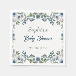 Servilleta De Papel Baby Shower de agua de primavera