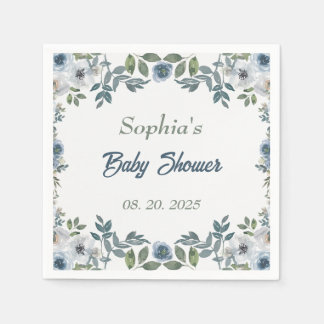 Servilleta De Papel Baby Shower de agua de primavera