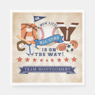 Servilleta De Papel Baby Shower de All Star Sports