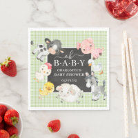 Baby Shower de animales de granja