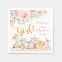 Baby Shower de animales de Safari de la Selva de O
