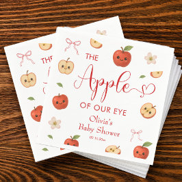 Servilleta De Papel Baby Shower de Apple of Our Eye