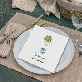 Servilleta De Papel Baby Shower de árbol limón