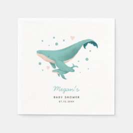 Servilleta De Papel Baby Shower de ballenas