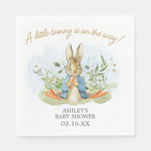 Servilleta De Papel Baby Shower de Blue Peter Rabbit