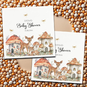 Servilleta De Papel Baby Shower de Boho Woodland Forest Animals