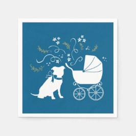 Servilleta De Papel Baby Shower de Bulldog Pit