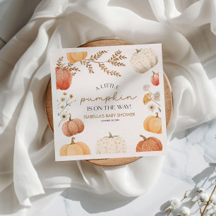 Servilleta De Papel Baby Shower de calabaza