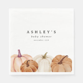 Servilleta De Papel Baby Shower de calabaza