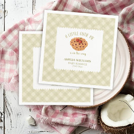 Servilleta De Papel Baby Shower de cascada cutie Pie Fall