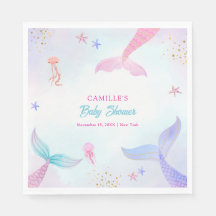 Baby Shower de cola de sirena de verano en el océa