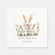 Baby Shower de conejita neutral de género