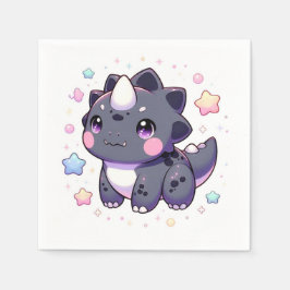 Servilleta De Papel Baby Shower de Dinosaurio Simple Mítico