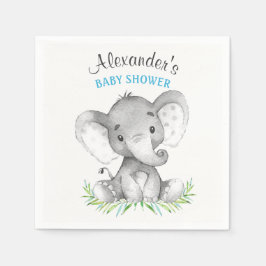 Servilleta De Papel Baby Shower de Elephant Boy