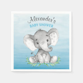 Servilleta De Papel Baby Shower de Elephant Boy
