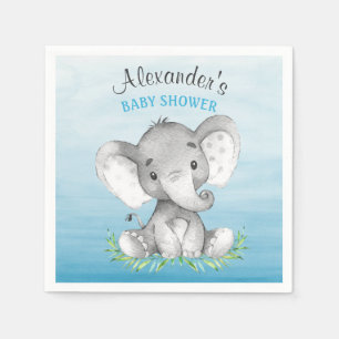 Servilleta De Papel Baby Shower de Elephant Boy