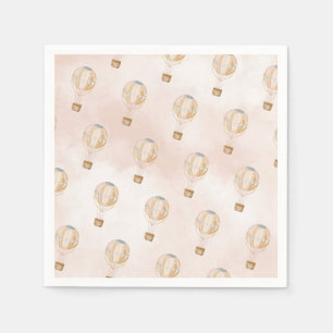 Servilleta De Papel Baby Shower de globo aerostático