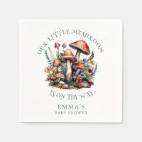 Baby Shower de hongos boscosos encantados