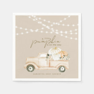 Servilleta De Papel Baby Shower de la caída moderna Minimalista de cal