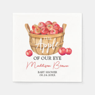 Servilleta De Papel Baby Shower de la cesta de Apple
