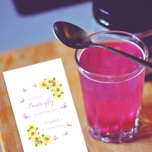 Servilleta De Papel Baby Shower de la mariposa pequeña (Subido por el creador)