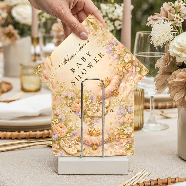 Servilleta De Papel Baby Shower de la Soñadora Princesa Estrella (Subido por el creador)