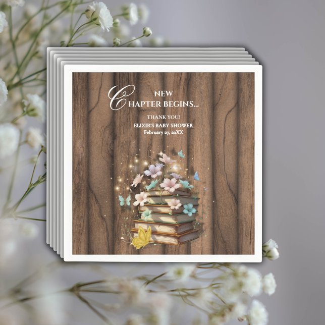 Servilleta De Papel Baby Shower de libros de cuentos rusos mágicos (Subido por el creador)