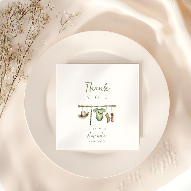 Servilleta De Papel Baby Shower de Little Hunter (little hunter paper napkins
)