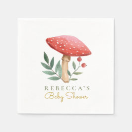 Servilleta De Papel Baby Shower de Little Mushroom
