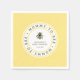 Servilleta De Papel Baby Shower de mami-a-beba dulce