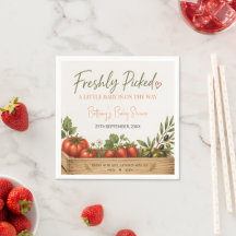 Baby Shower de Mercadillo de Productos Frescos