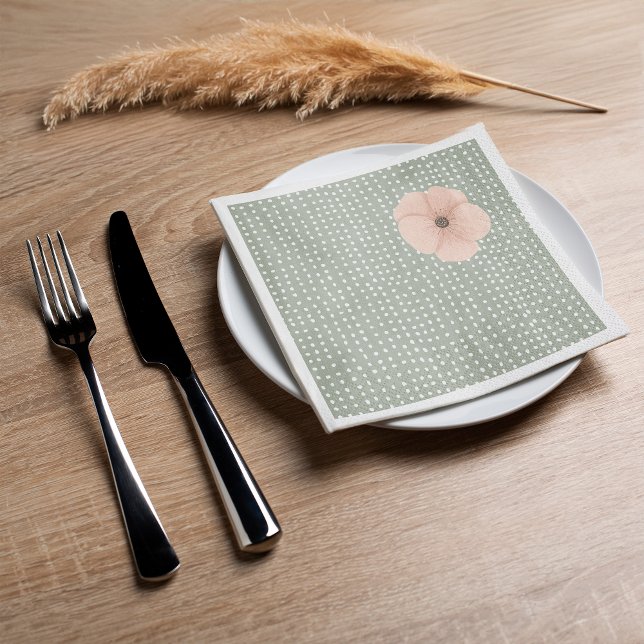 Servilleta De Papel Baby Shower de Moda del desierto (Check out our desert chic party supplies collection for more fantastic matching party supplies.)