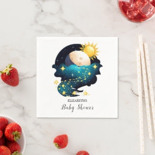 Servilleta De Papel Baby Shower de Mystical Dreamy Stars